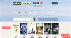 Desktop Screenshot of ombres-blanches.fr